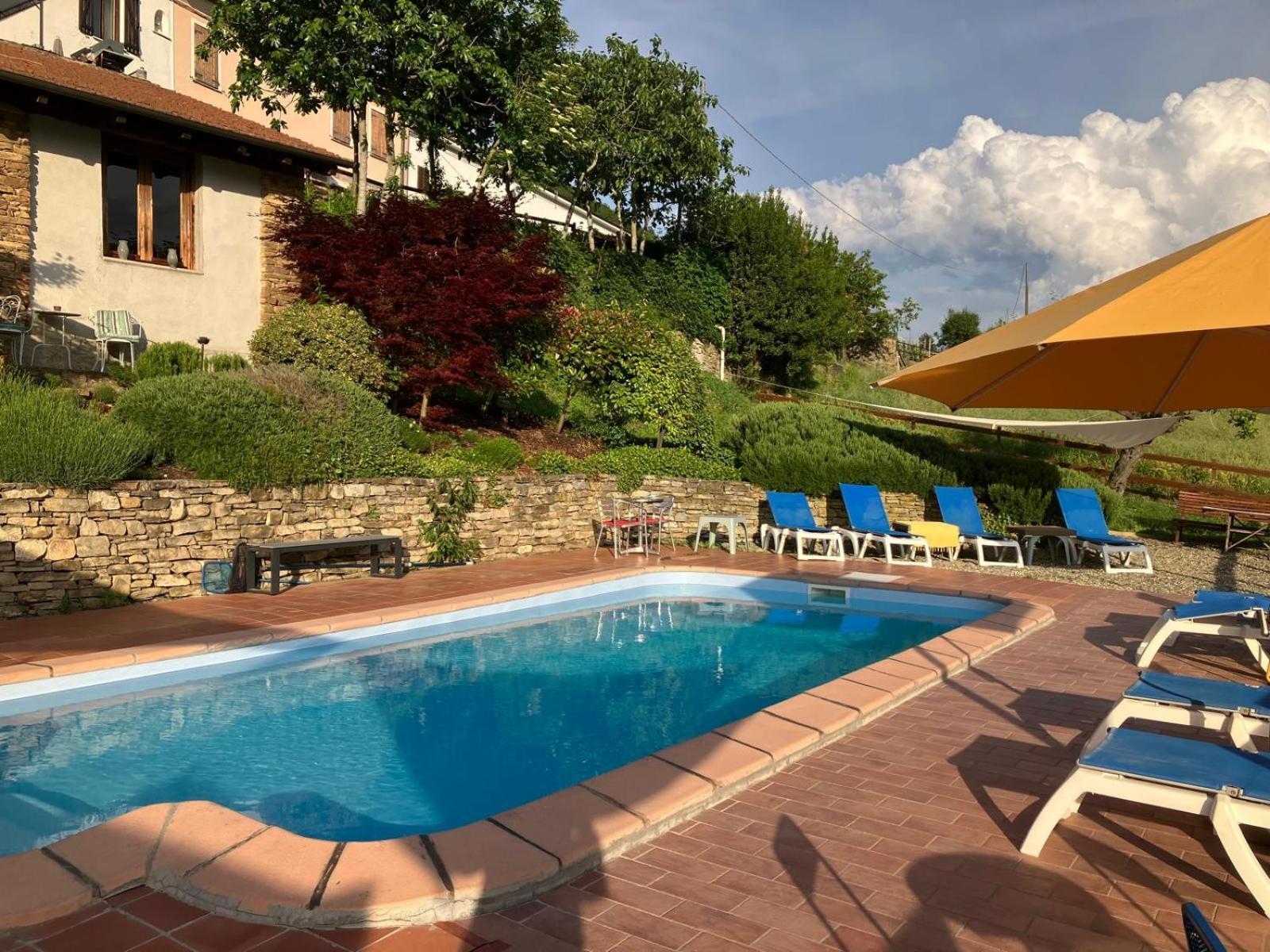 Casa Petra - Casa Tre Stelle - Casa Caneva - Ferien Fuer 6-14 Personen Ponti Eksteriør billede